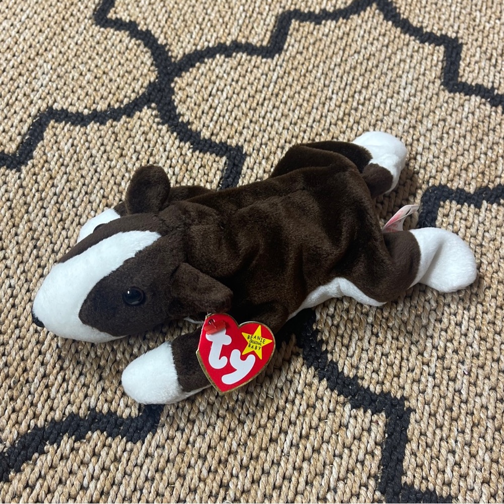 TY 1997 BRUNO the DOG BEANIE BABY - MINT with MINT TAGS Beanie Babies